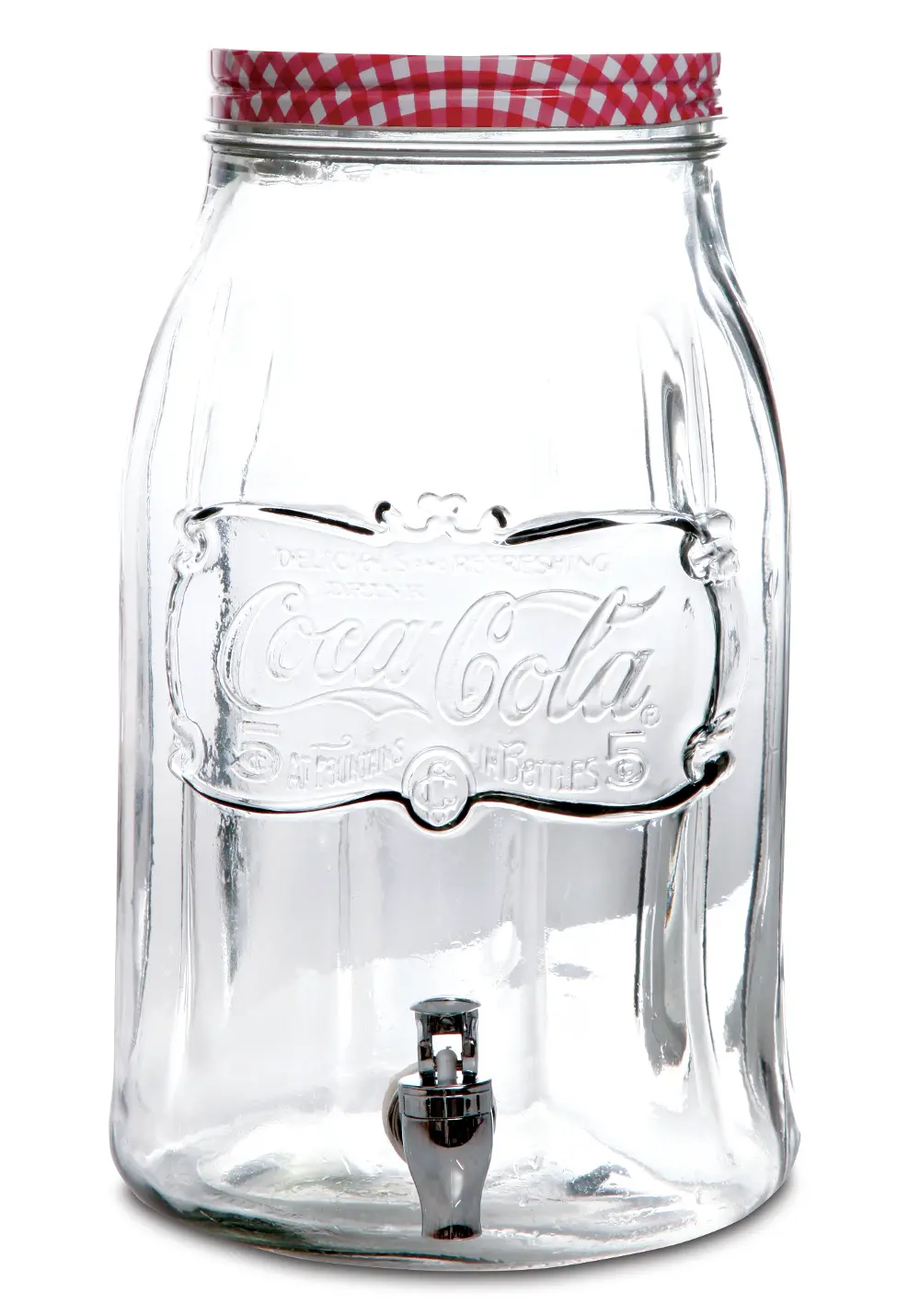 2-Gallon Glass Coca-Cola Beverage Dispenser-1