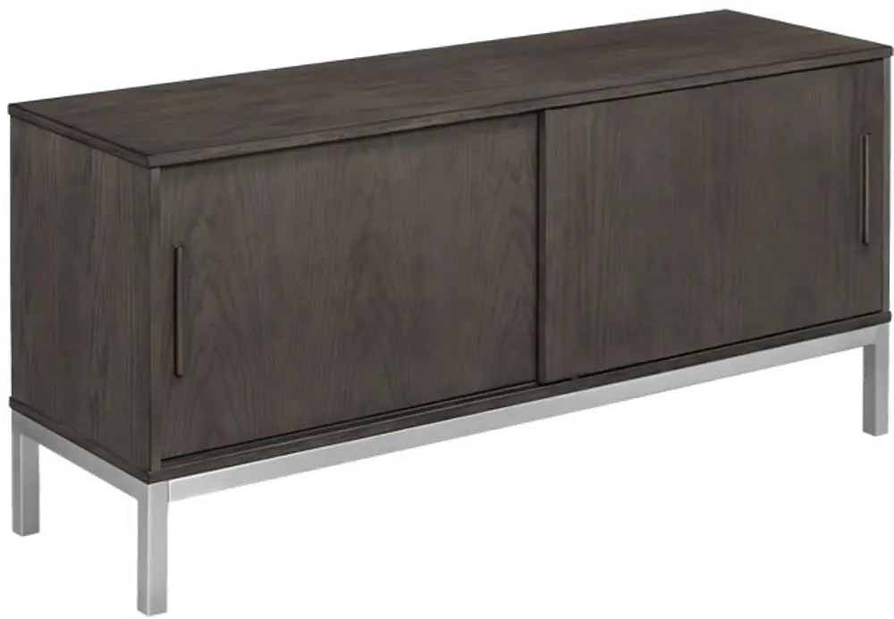 Contemporary Medium Oak TV Stand (52 Inch) - Drakewood-1