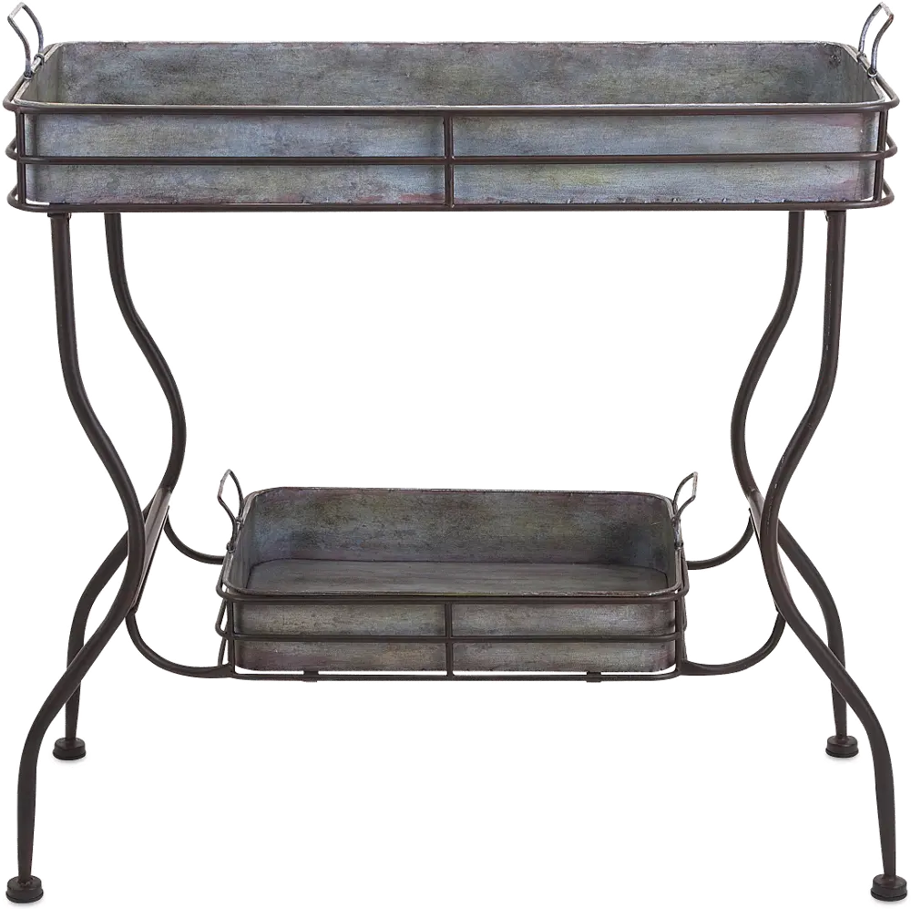 Galvanized Iron Tray Table-1