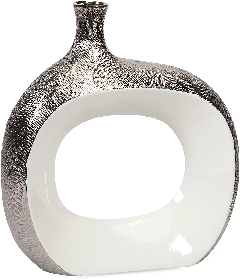 18 Inch Metallic Ceramic Vase-1