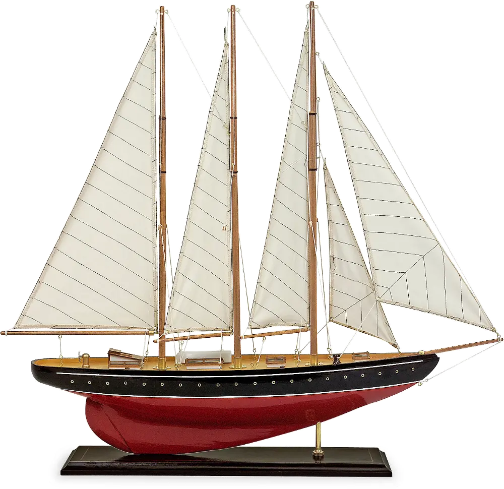 Large Sailboat on Stand-1