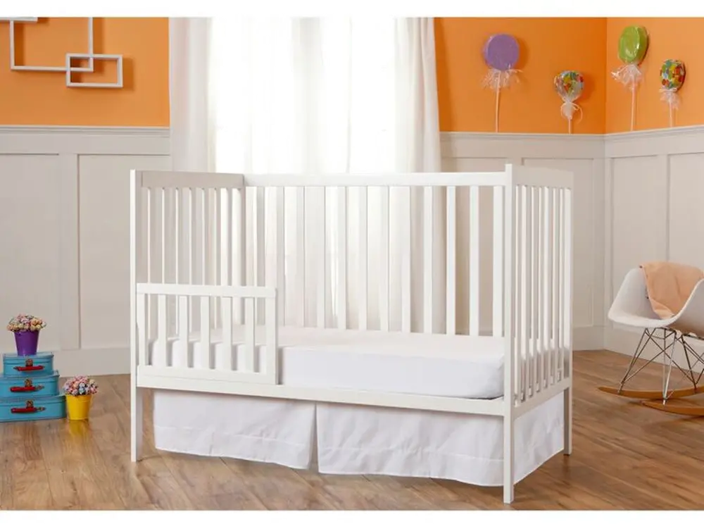 White 5-in-1 Convertible Crib - Synergy-1