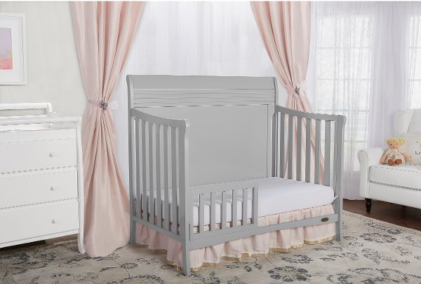 Bedroom Furniture Dream On Me Page 2 Rc Dove Grey 5 In 1 Convertible Crib Bailey