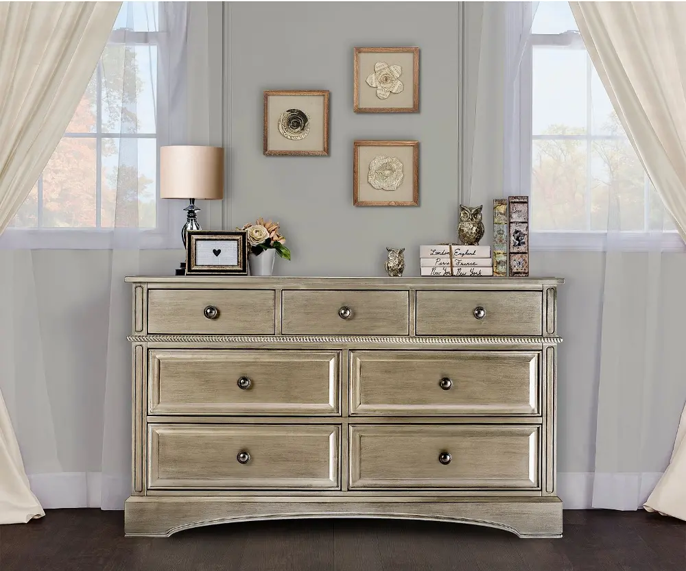 Pewter 7-Drawer Double Dresser - Catalina-1