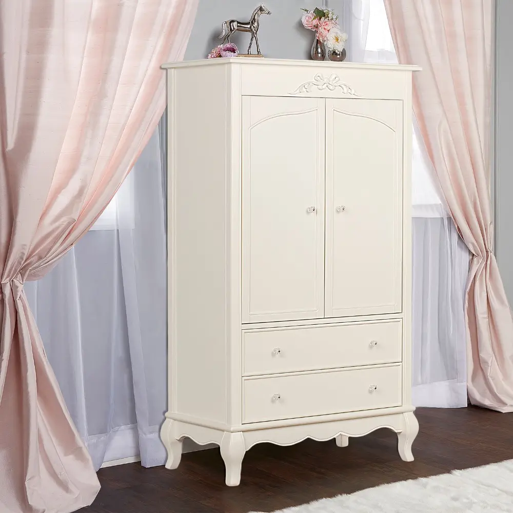 Ivory Lace Armoire - Aurora -1
