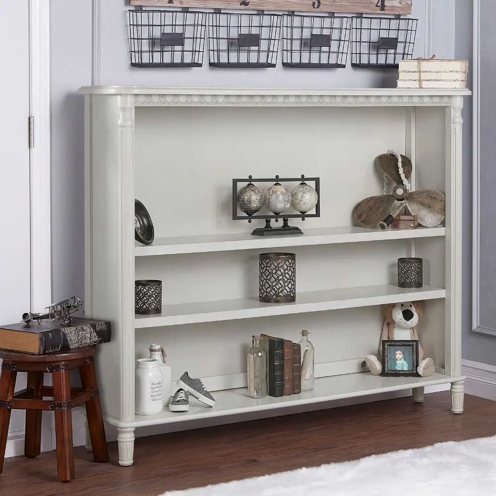 840-LG French Linen Bookcase- Julienne-1