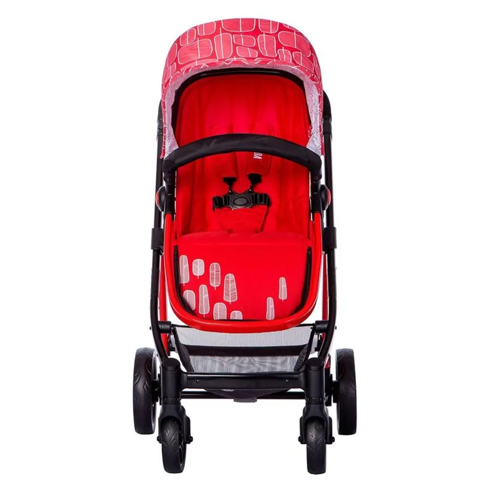 Red 3-in-1 Stroller - Marisa-1
