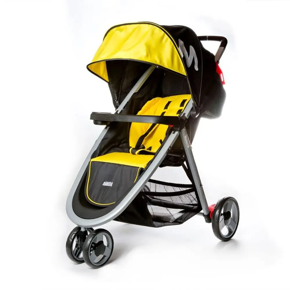 Yellow Lightweight Stroller - Mia Moda Elite Collection-1