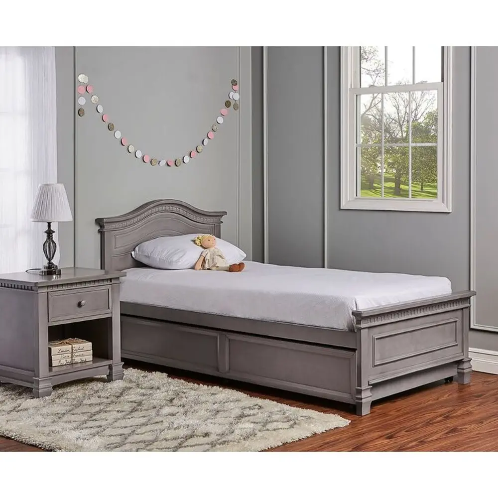 Storm Grey Youth Twin Bed - Sante Fe -1