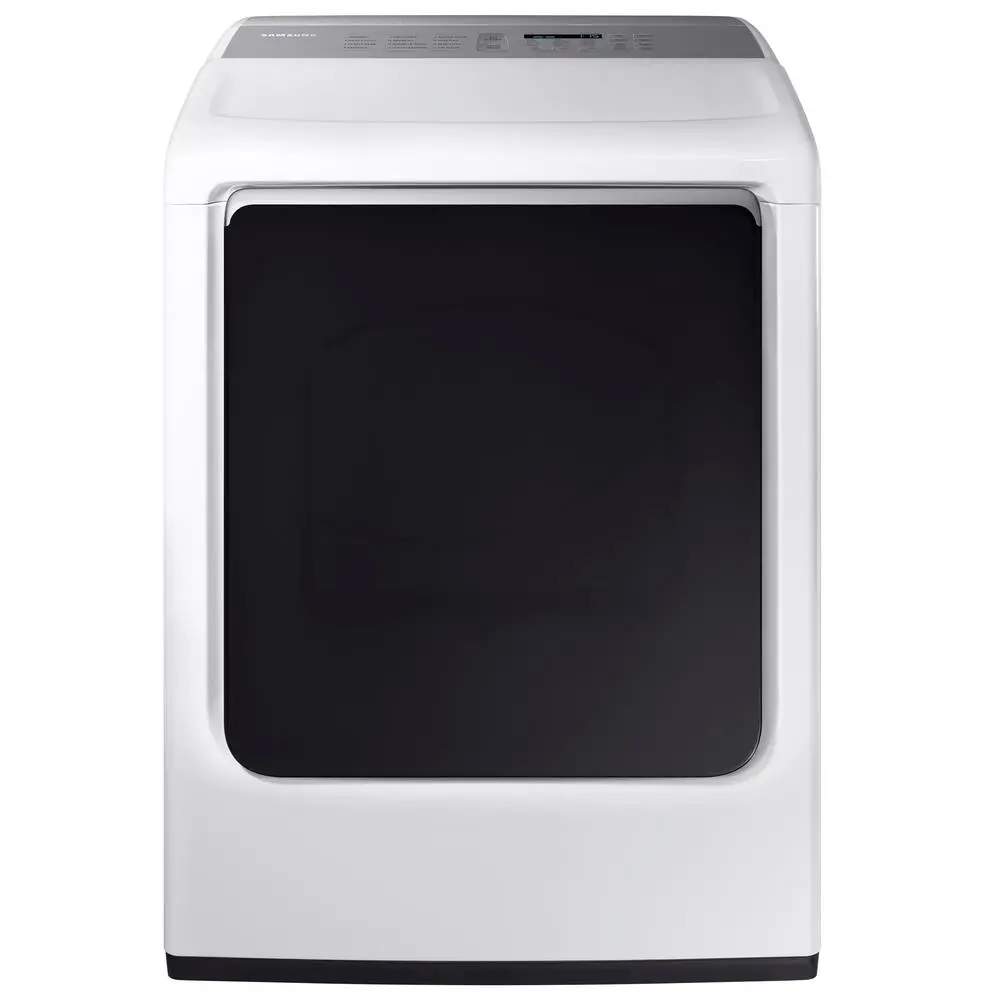 DVE54M8750W Samsung Electric Dryer with Steam - 7.4 cu. ft. White-1