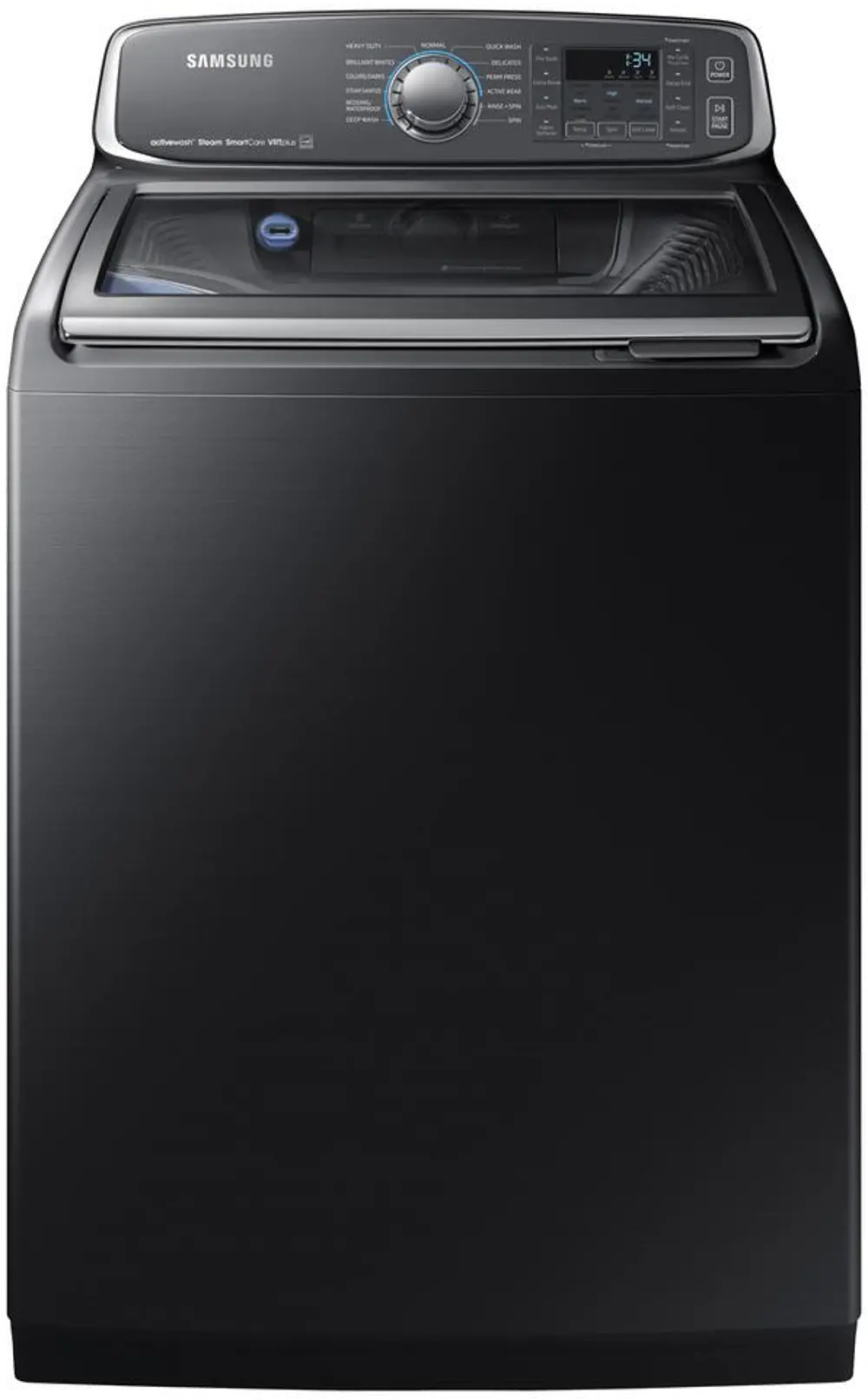 WA52M7750AV Samsung Top Load Washer - 5.2 cu. ft. Black Stainless Steel-1