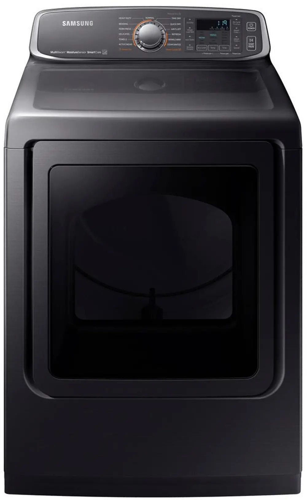 DVE52M7750V Samsung Electric Eco Dry Dryer - 7.4 cu. ft. Black Stainless Steel-1