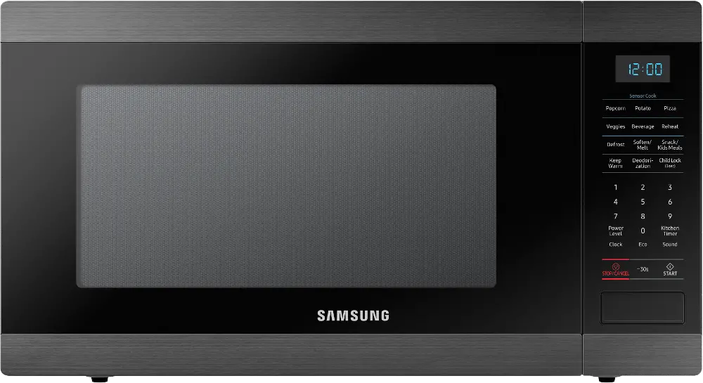 MS19M8000AG Samsung Countertop Microwave - 1.9 cu. ft. Black Stainless Steel-1