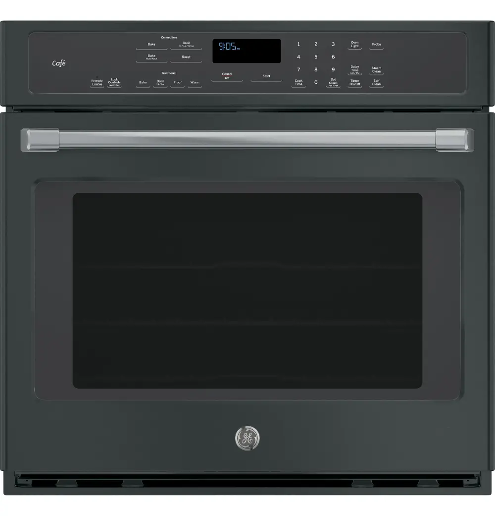 CT9050EKDS Cafe 30 Inch Smart Single Wall Oven - 5.0 cu. ft. Black Stainless Steel-1
