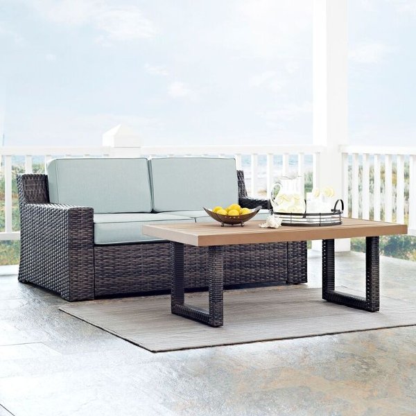 Search Results For Z Line Designs Patio Furniture Outdoor Ko70097br Mist And Brown Wicker Patio Furniture 2 Piece Set Beaufort