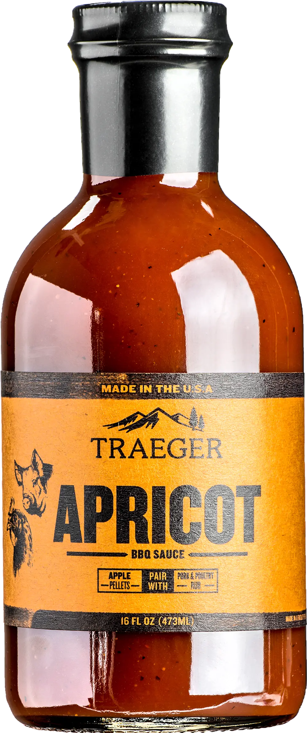 SAU028,APRICOT Traeger Grill Apricot BBQ Sauce-1