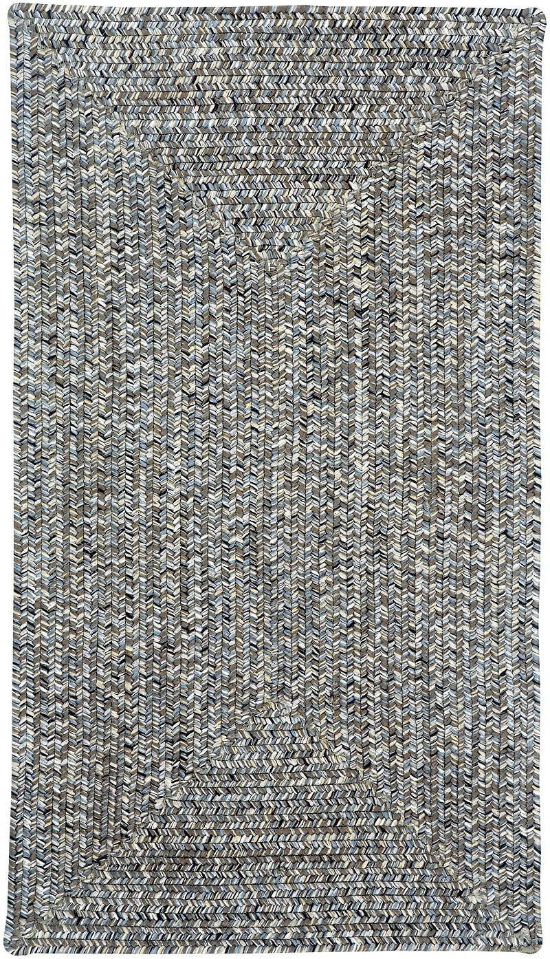 5 X 8 Medium Smokey Quartz Gray Oval Braided Indoor Outdoor Rug Medium Smokey Quartz Gray Oval Braided