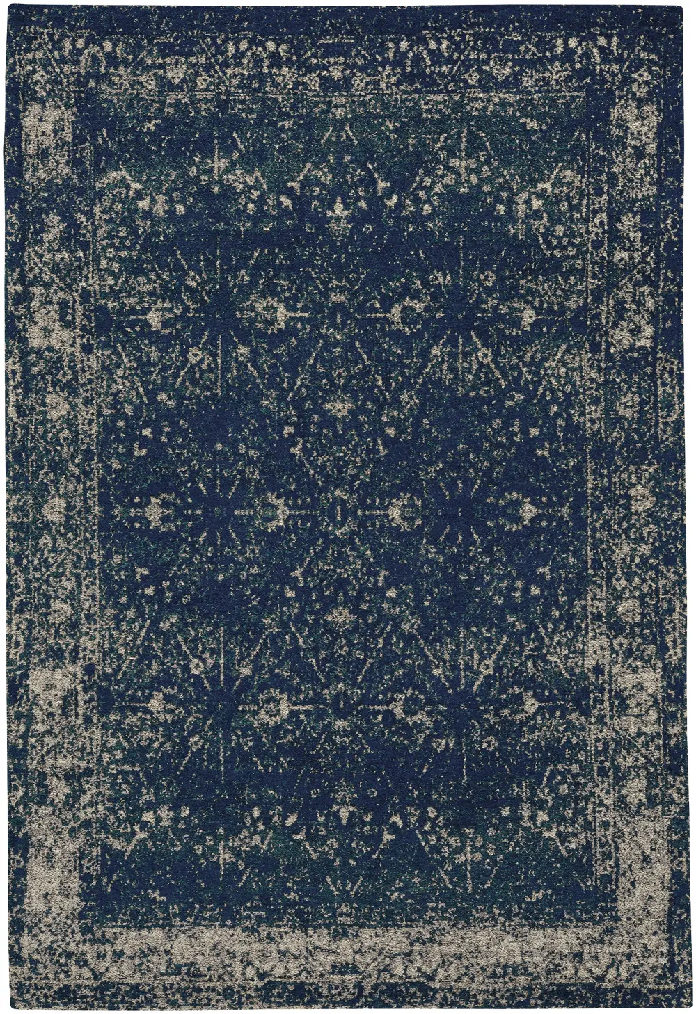 3243RS08001000440 8 x 10 Large Sapphire Blue Area Rug - Cosmic-Star-1