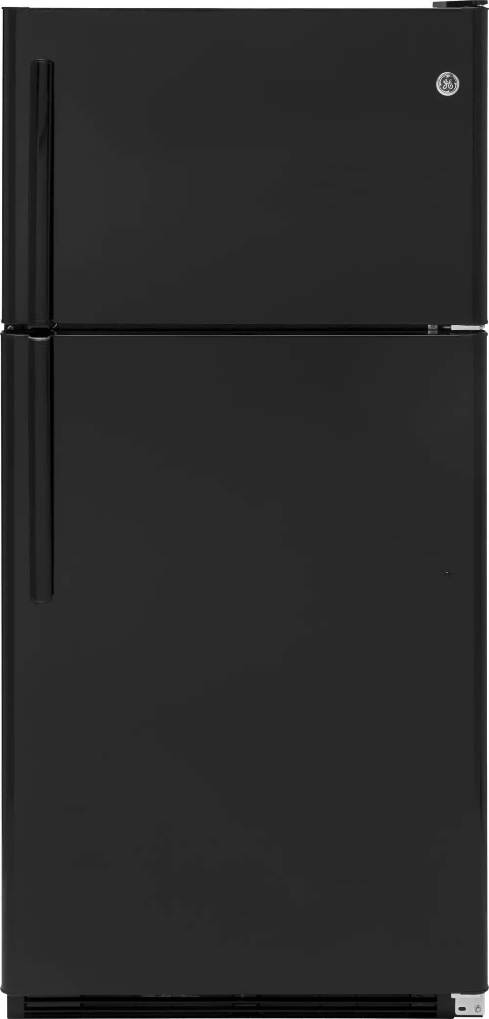 GTS21FGKBB GE 20.8 cu. ft. Top Freezer Refrigerator - 31 Inch Black-1