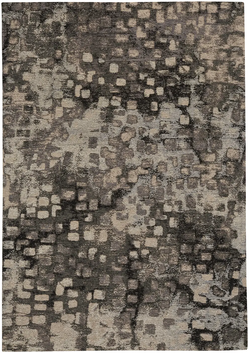 3241RS08001000300 8 x 10 Large Charcoal Gray Area Rug - Cosmic-Cobblestone-1