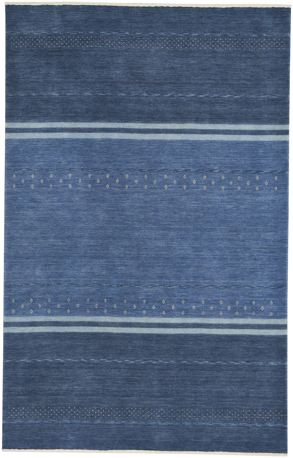 3495RS03000500440 3 x 5 Small Taos Blue Area Rug - Simply Gabbeh-1