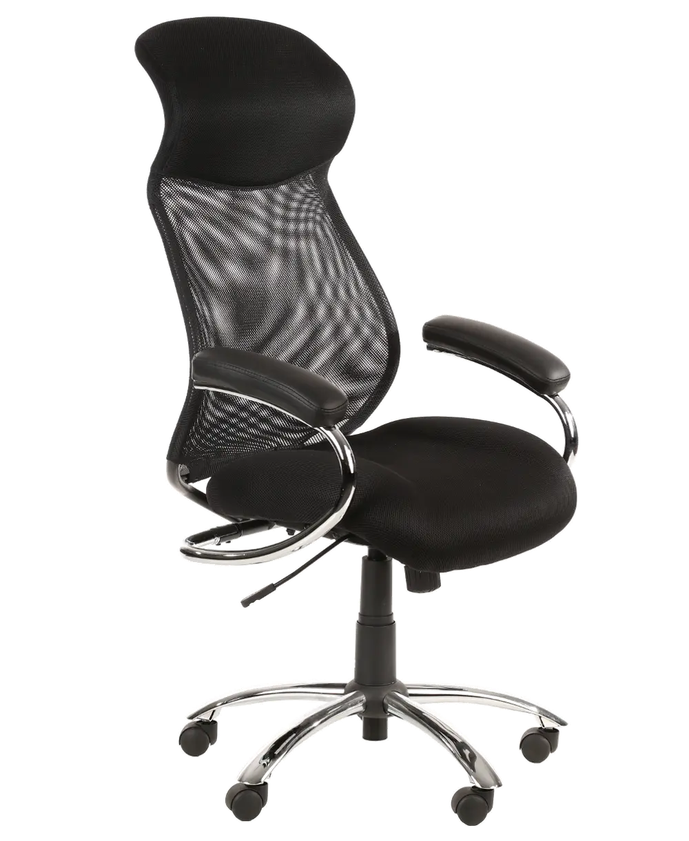 ZL8891-01MCU Mesh Back Black Office Chair-1