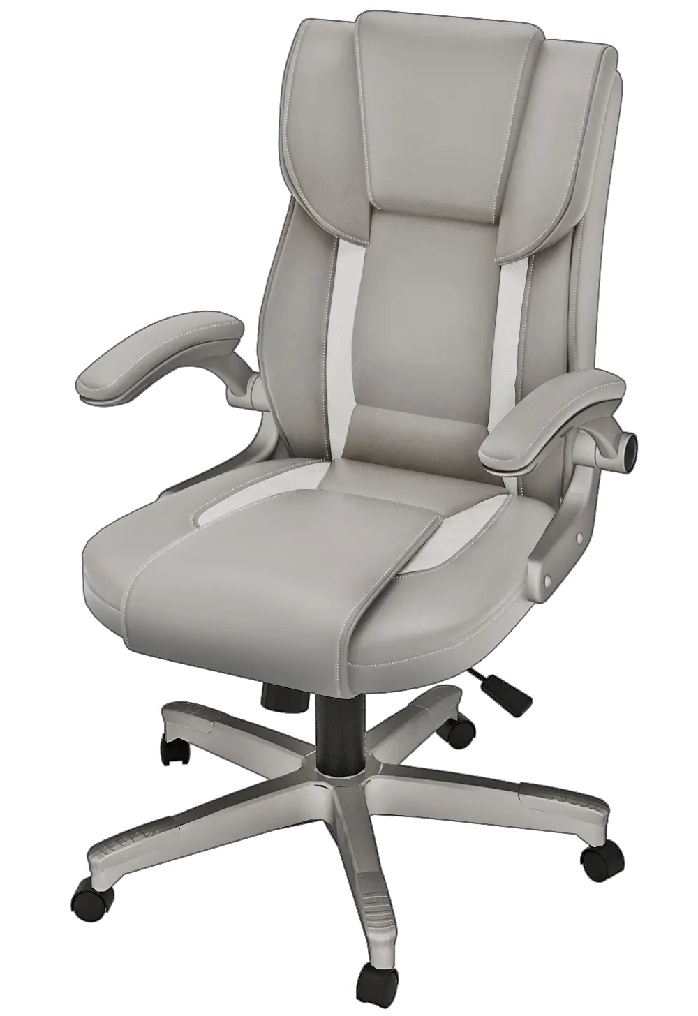 ZL2860ECU Taupe Gray Executive Office Chair-1