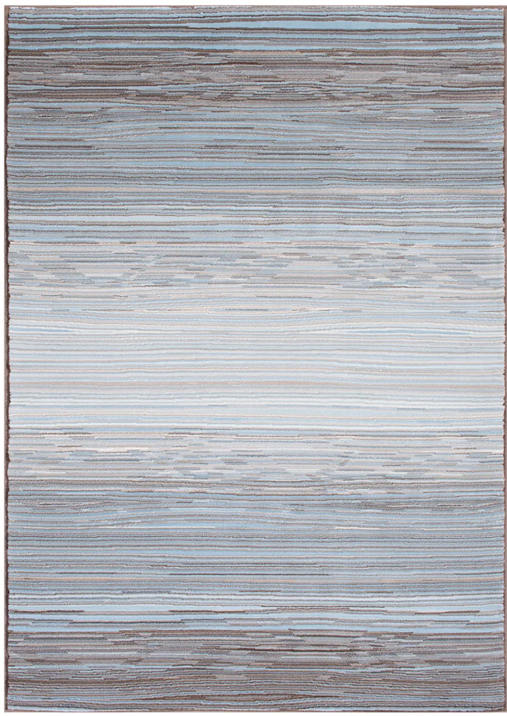 8 x 10 Large Sand Brown and Blue Rug - Cambridge-1