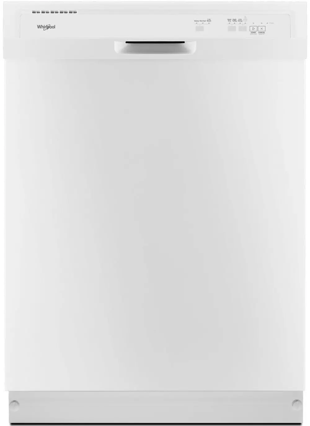 WDF330PAHW Whirlpool Front Control Dishwasher - White-1