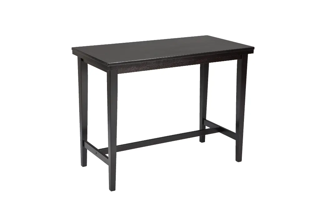 Contemporary Dark Brown Counter Height Dining Table - Kimote-1