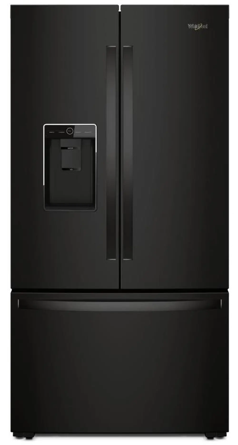 WRF954CIHB Whirlpool 23.8 cu. ft. French Door Refrigerator - 36 Inch Black-1