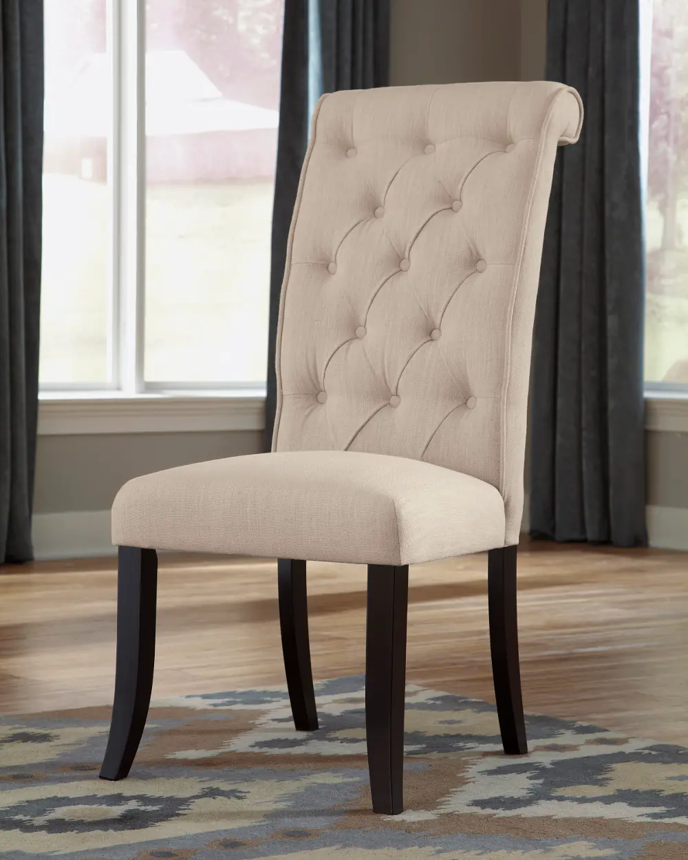 Set of 2 Upholstered Side Chairs - Tripton-1