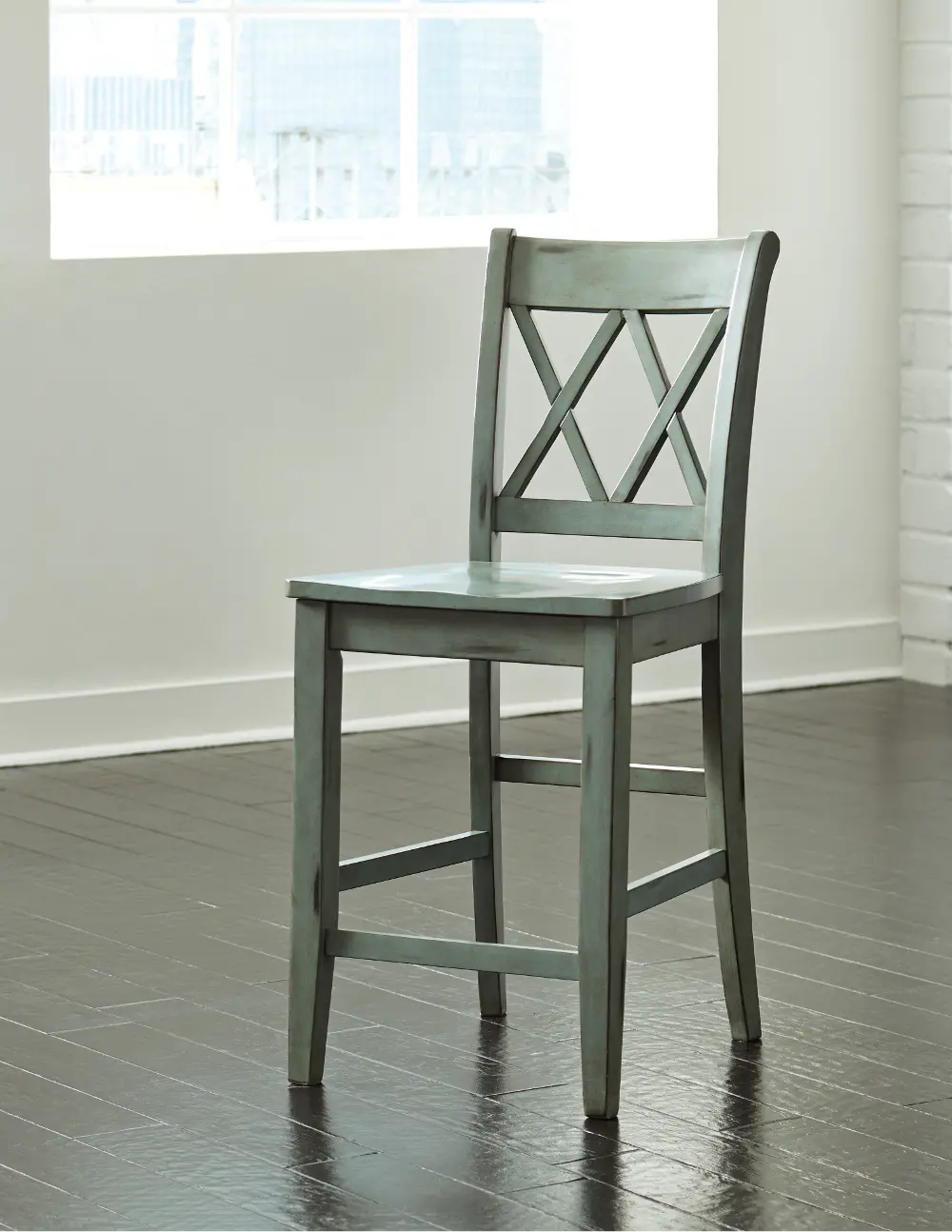 Casual Counter Height Stool (Set of 2) - Mestler-1