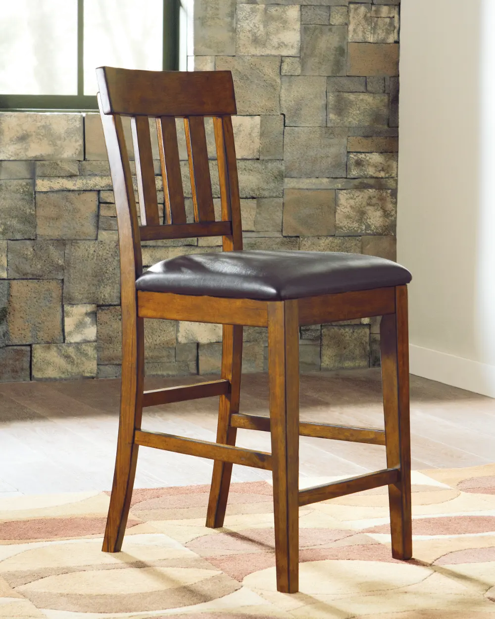 Casual Upholstered Counter Height Stool (Set of 2) - Ralene-1