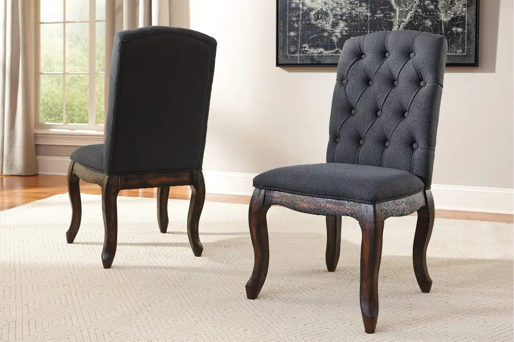 Set of 2 Upholstered Side Chairs - Trudell-1