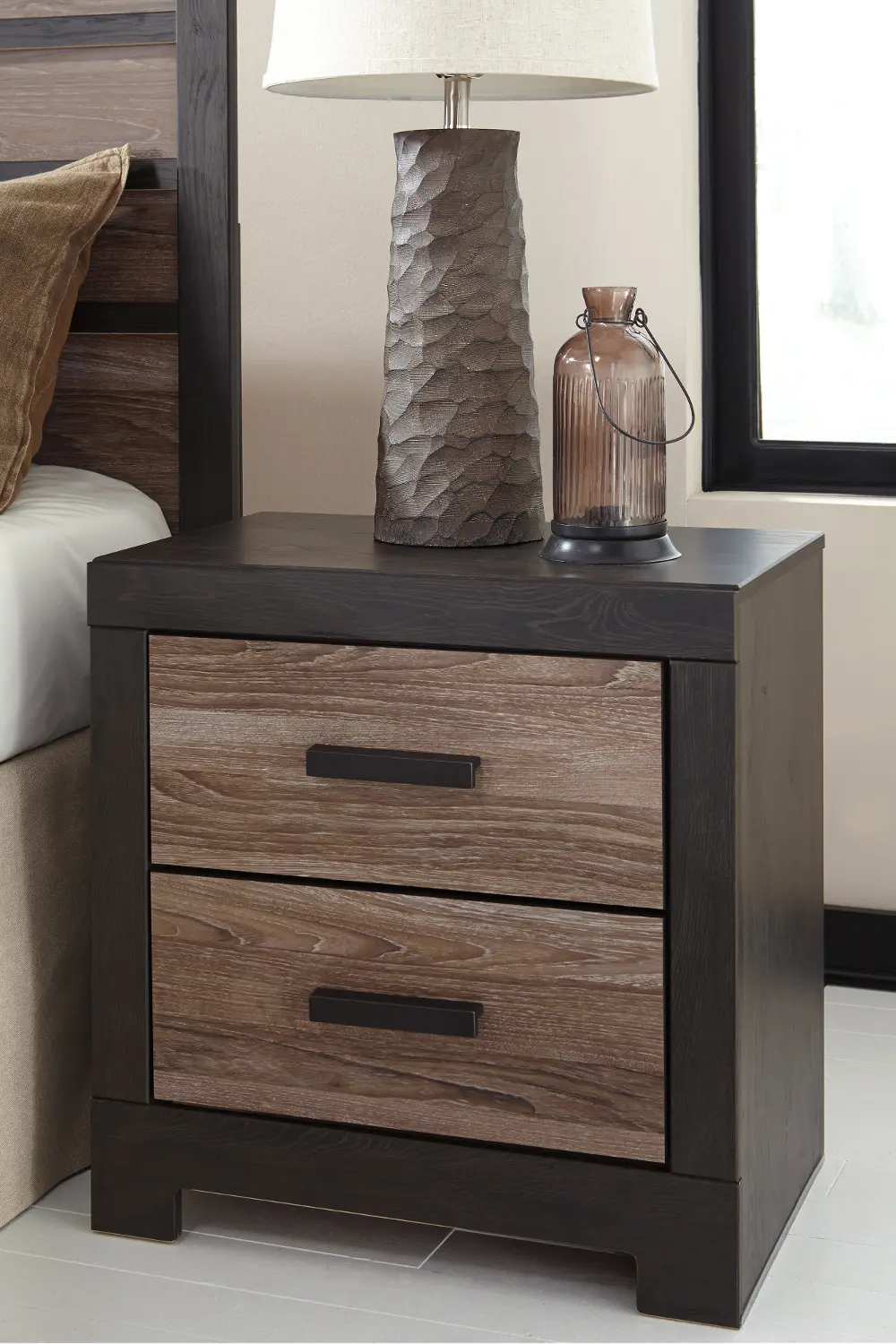 Two Drawer Night Stand - Harlinton-1
