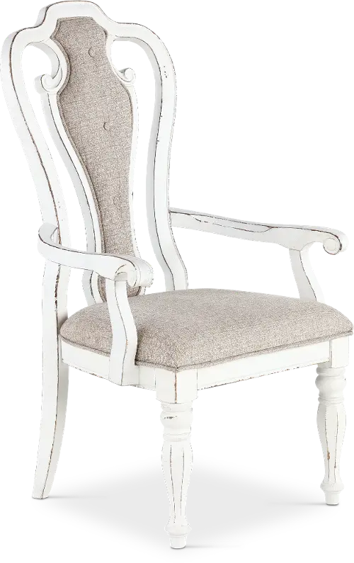 White arm dining online chairs