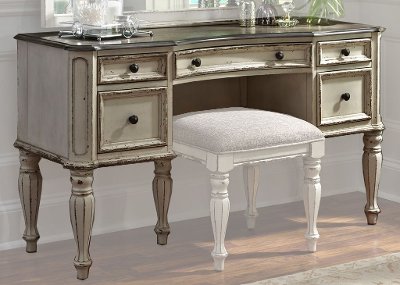 Vanities Furniture Rc Willey, Magnolia Manor Antique White Vanity Desk