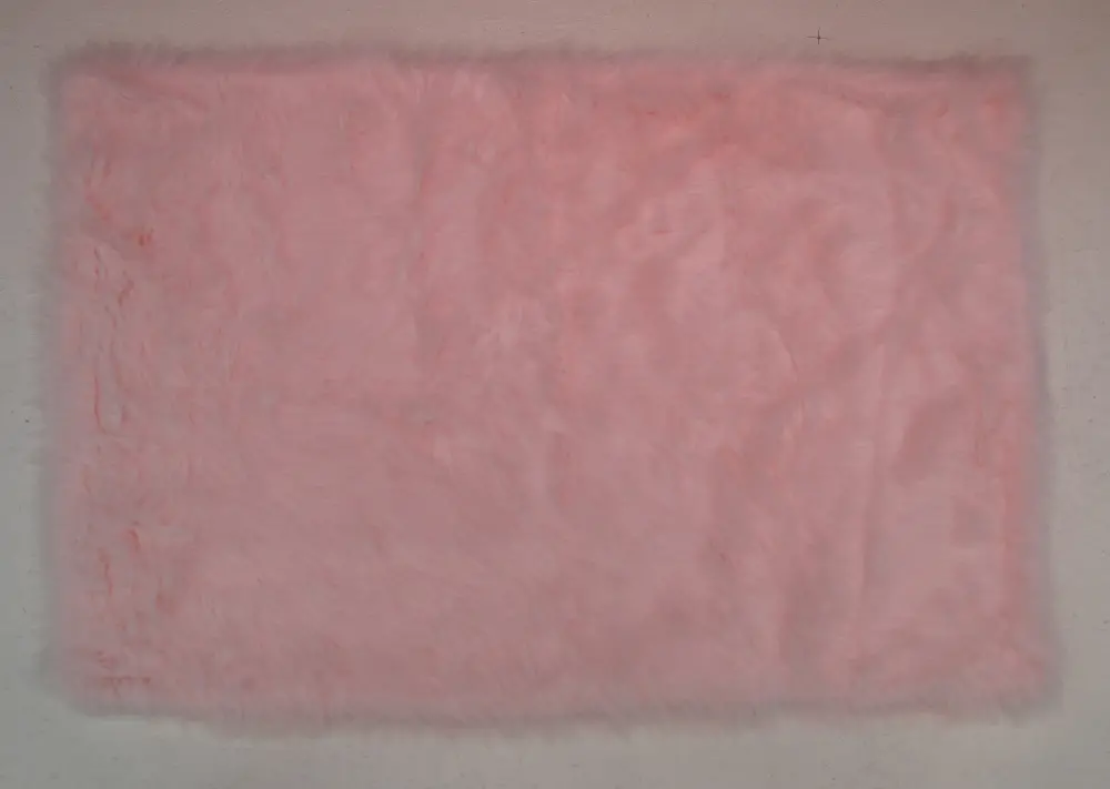 3 x 5 Small Light Pink Shag Rug - Flokati-1
