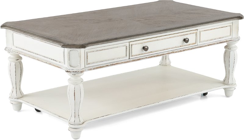 Magnolia Manor Antique White Coffee Table