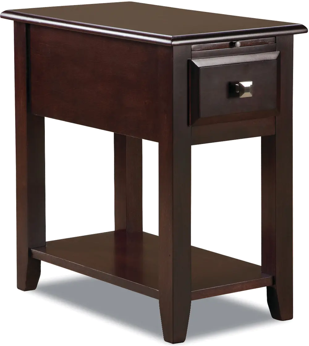 8710-021 Merlot Brown Chair Side Table - Meridien-1