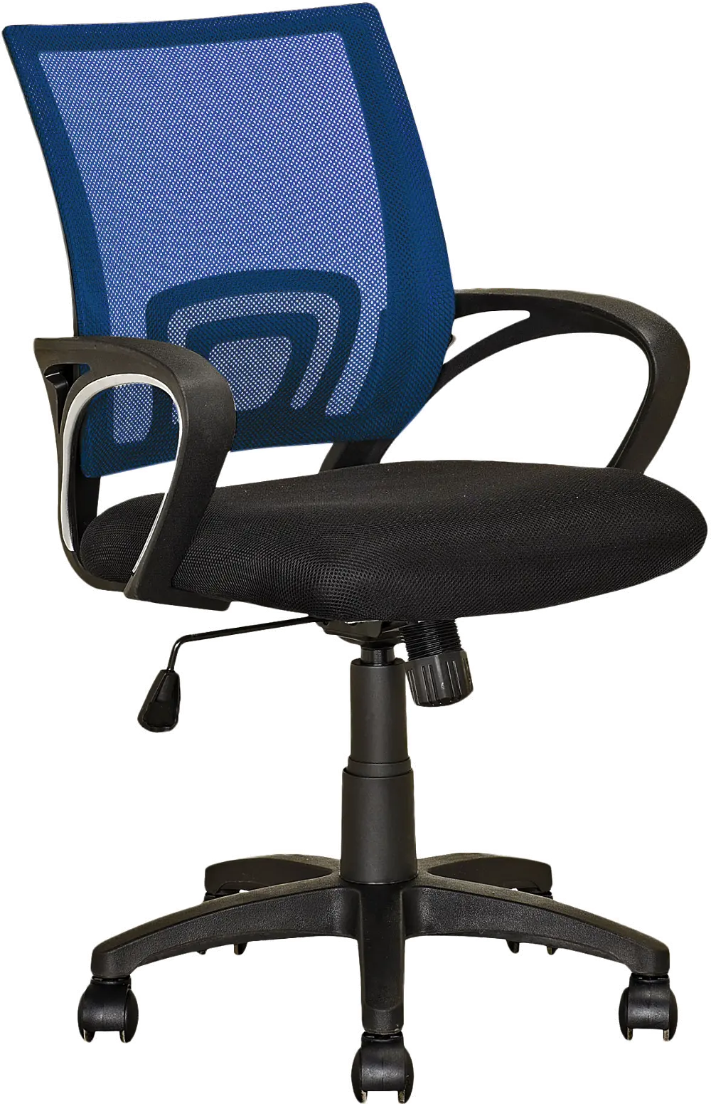 Workspace Navy Blue and Black Mesh Office Chair-1