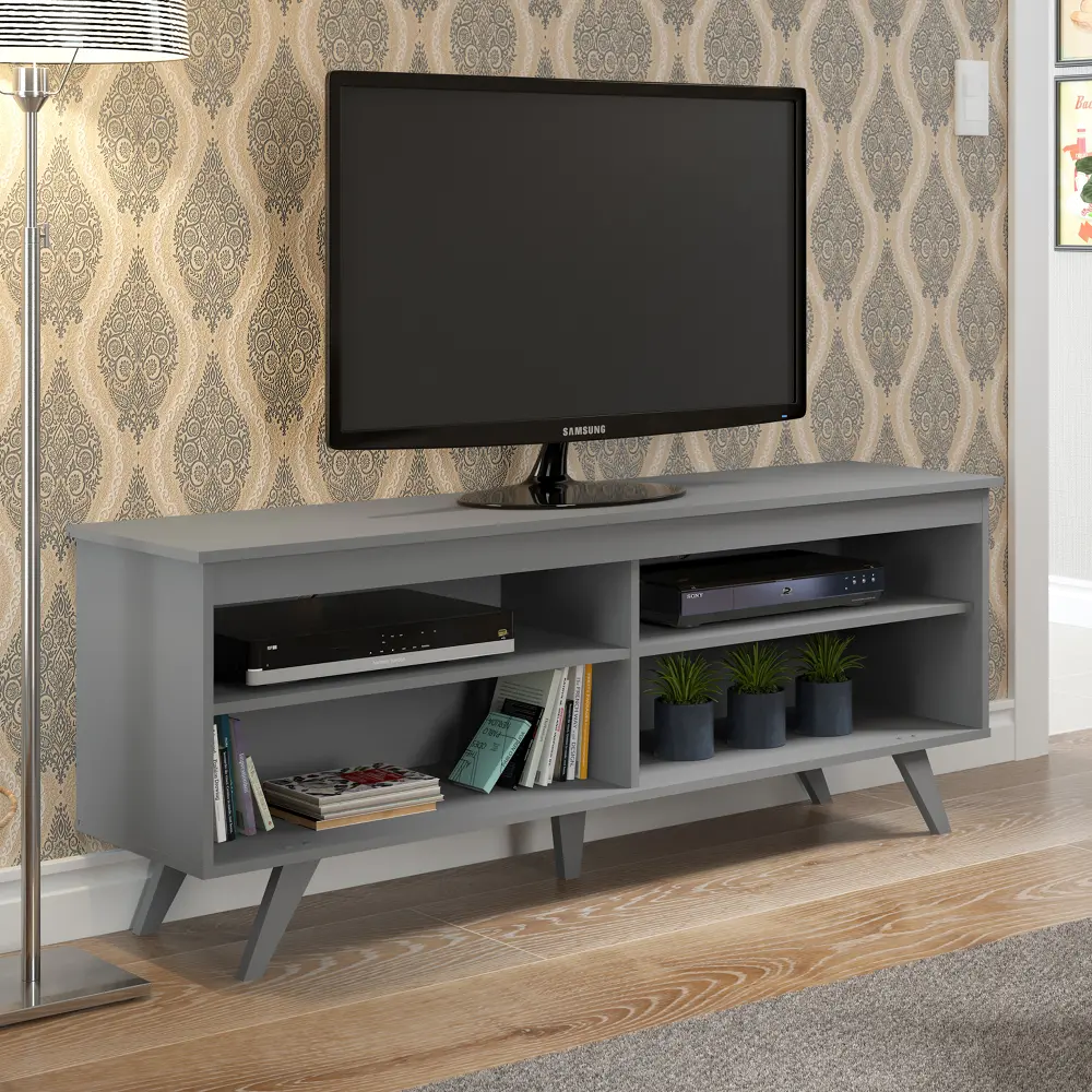 W58SCCGY Gray TV Stand (58 Inch)-1