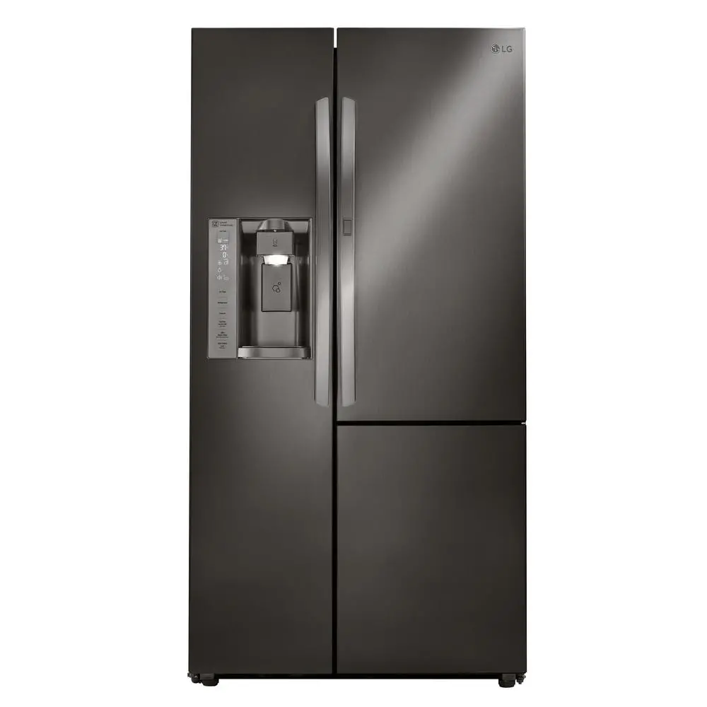 LSXC22486D LG Counter Depth Side by Side Door-in-Door Refrigerator - 21.7 cu. ft., 36 Inch Black Stainless Steel-1