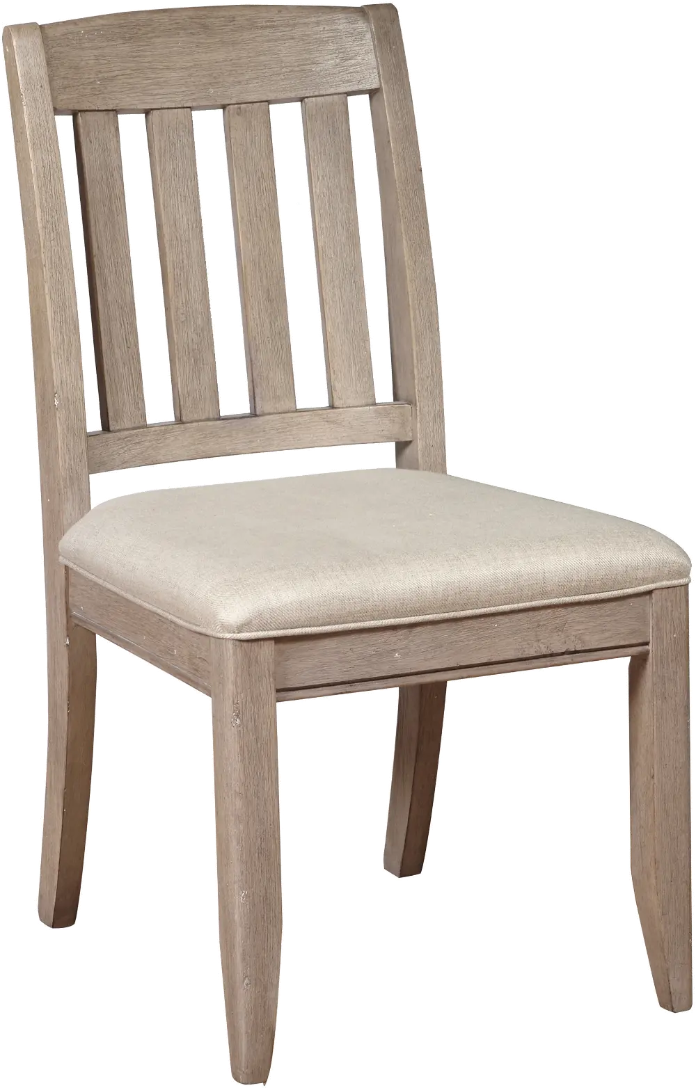 Classic Weathered Gray Vanity Chair - Heather-1