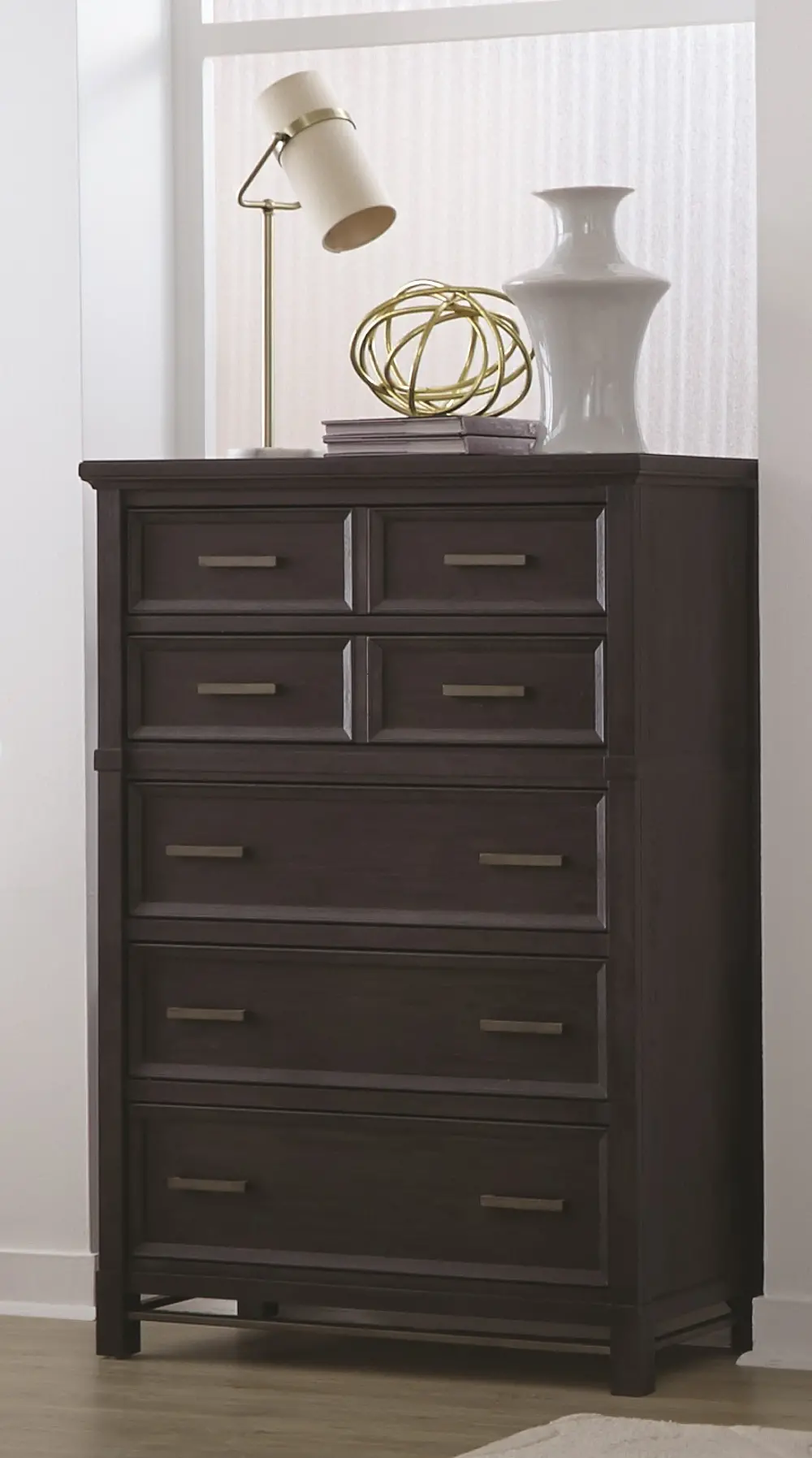 Classic Midnight Brown Chest of Drawers - Grafton Ave.-1