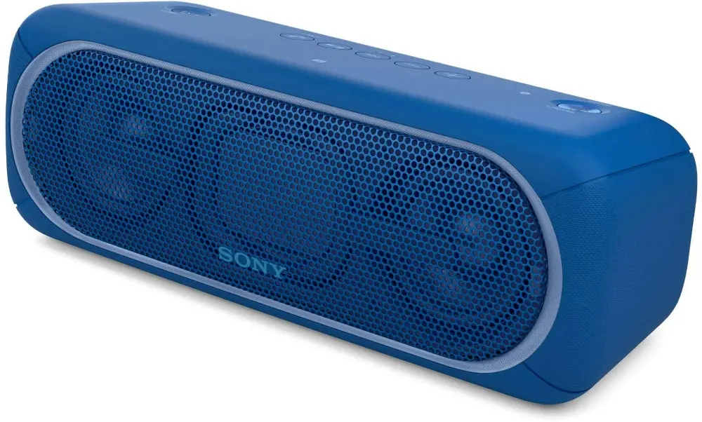 SRSXB40,BLUE Blue Sony SRS-XB40 Portable Speaker with Lights-1