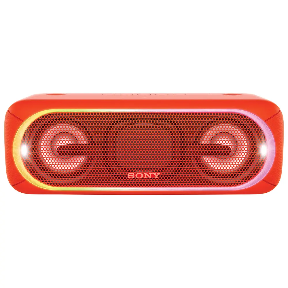 SRSXB40,RED Red Sony SRS-XB40 Portable Speaker with Lights-1