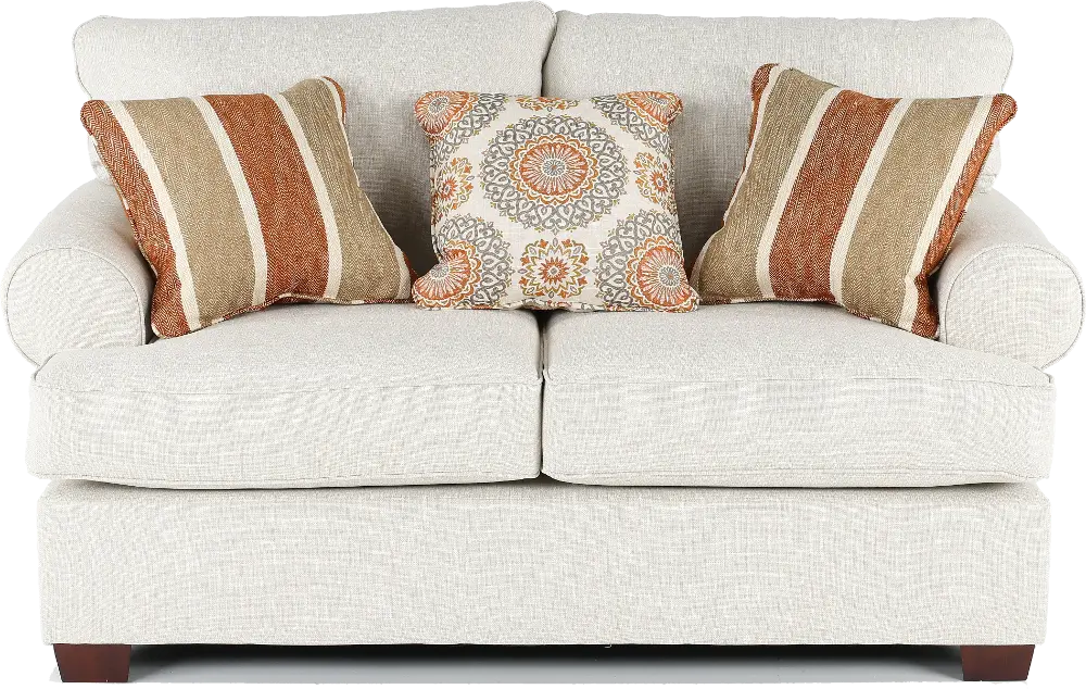 ALILOV/CACLIN Alison Linen Loveseat-1