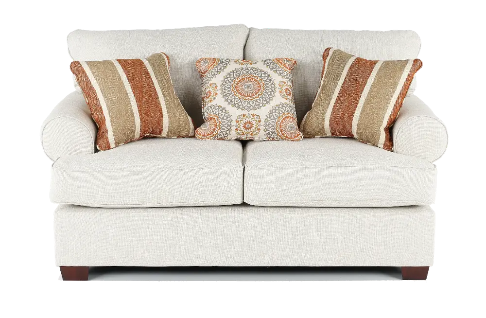 ALILOV/CACLIN Alison Linen Loveseat-1